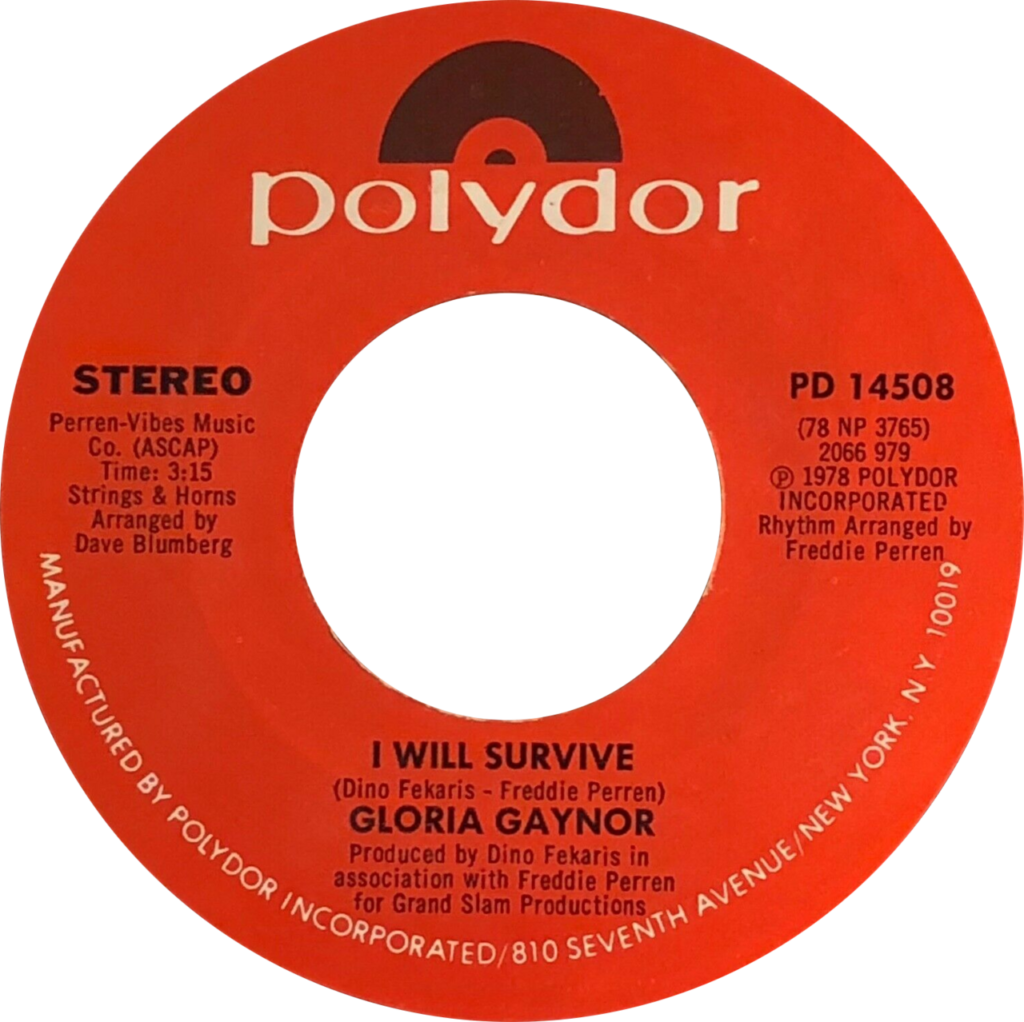 I Will Survive by Gloria Gaynor