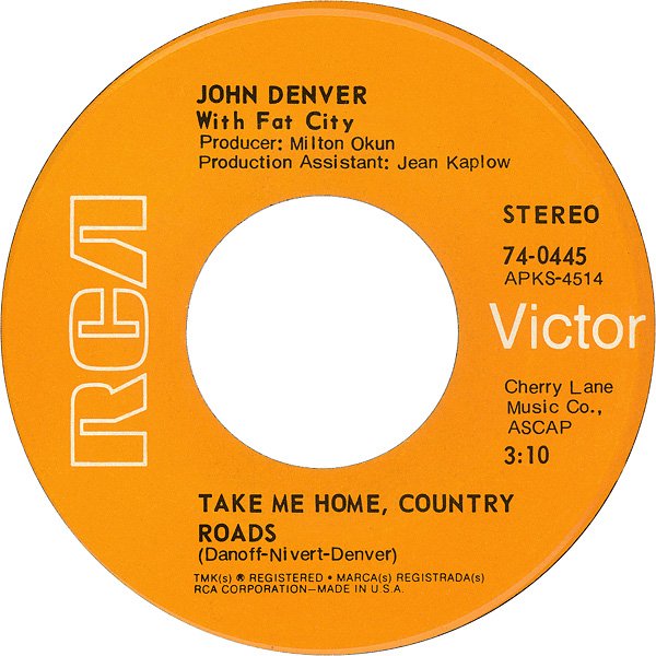 Country Roads by John Denver