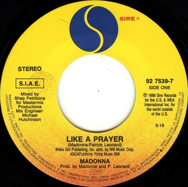 Like a Prayer by Madonna