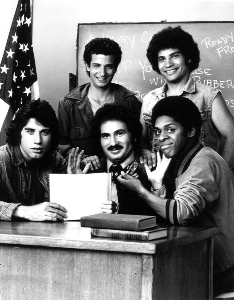 Main cast of Welcome Back, Kotter in a 1975 publicity photograph